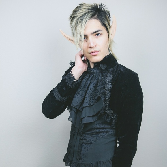 Punk Rave Jackets & Blazers - Gorgeous Black Velvet Shrug Mini Jacket Victorian